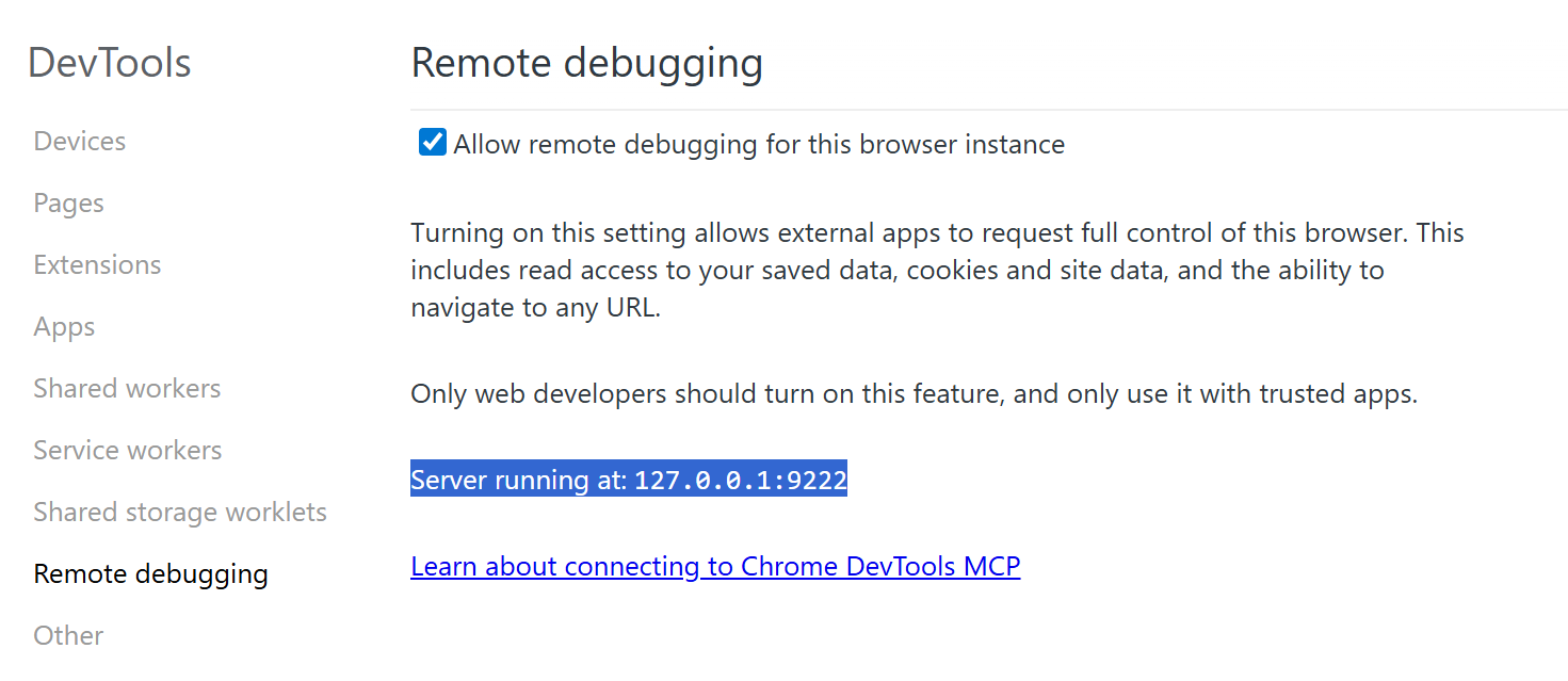 chrome remote debugging