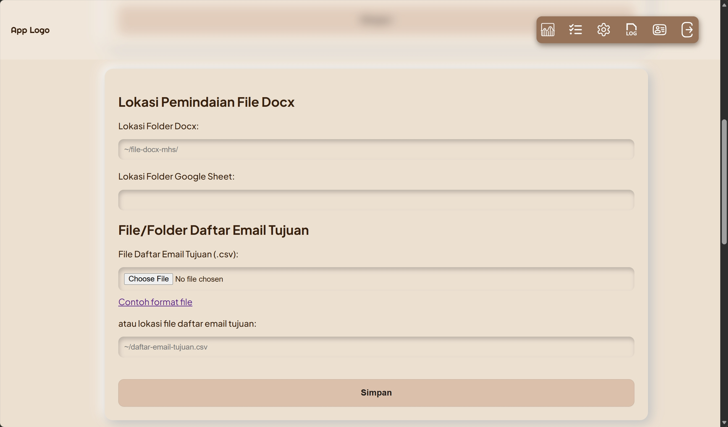 lokasi file docx check